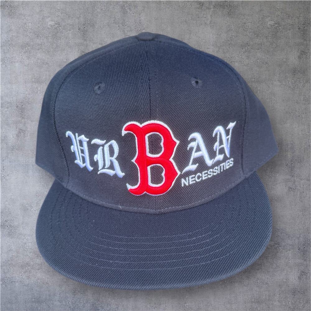 Urban Necessities x Boston Red Sox MLB SnapBack Navy Blue Cap Hat OS MLB